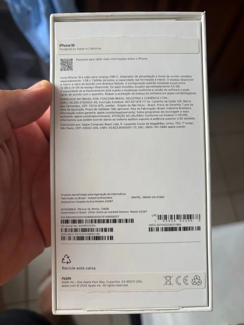 Iphone 16 128gb extremamente NOVO - Foto 4