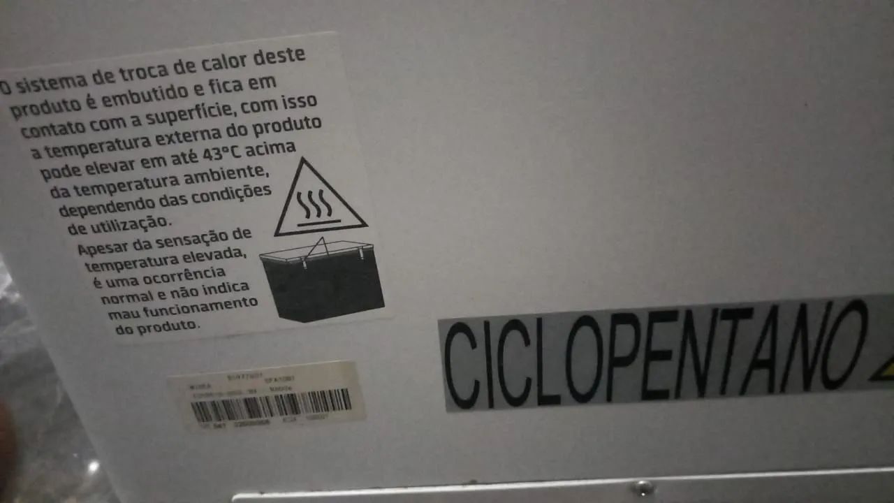 Freezer vertical 