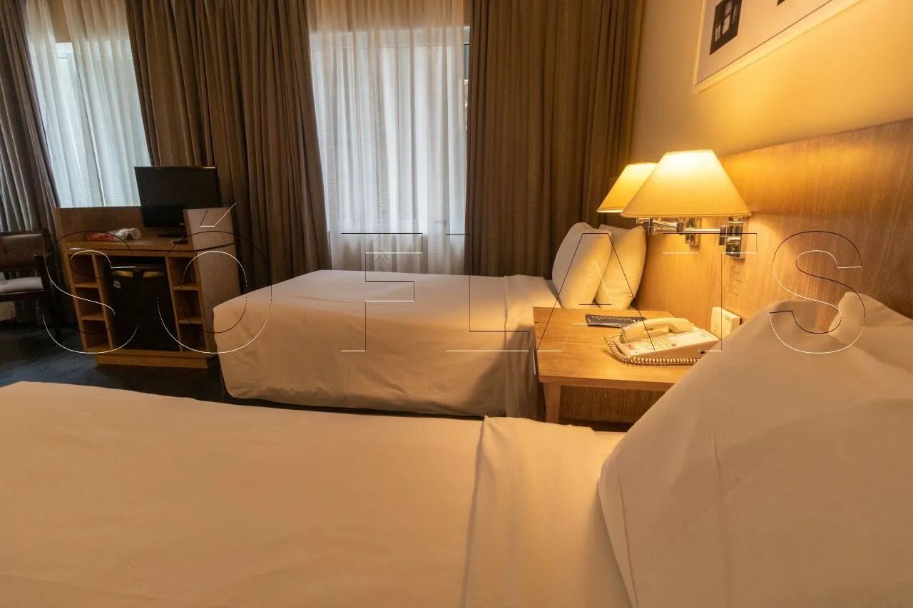 Flat no Radisson Berrini para locação com 29m² e 1 dormitório e 1 vaga de garagem. - Foto 5