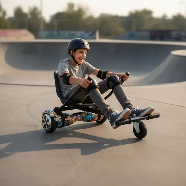 Carrinho estilo rolimã para Hoverboard