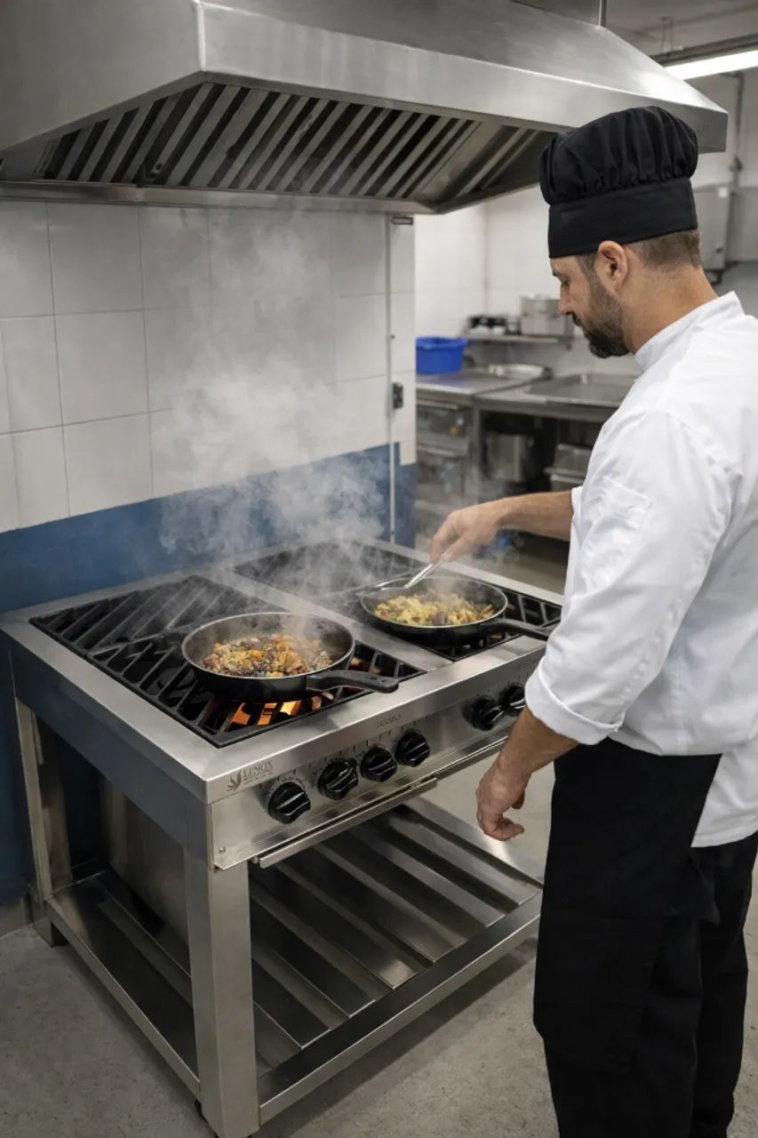 FOGÃO DE AÇO INOX PARA RESTAURANTE - Foto 2