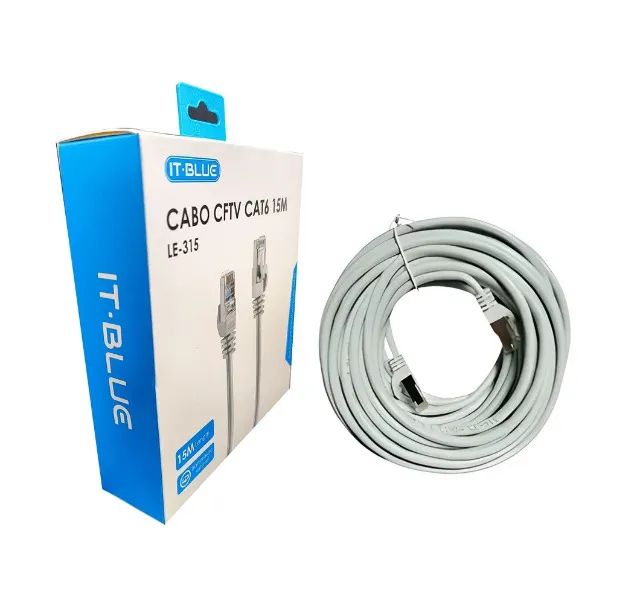 Cabo de Rede CFTV CAT6 15M It-Blue - Foto 5