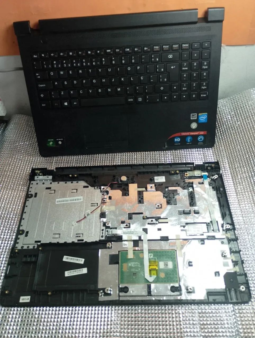 Base CompletaTeclado Lenovo Ideapad 100.