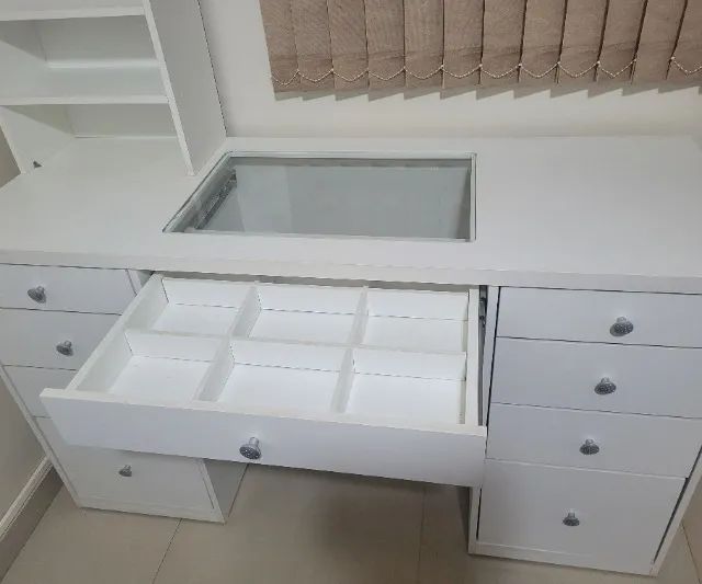 Penteadeira em Mdf Branca - Foto 3