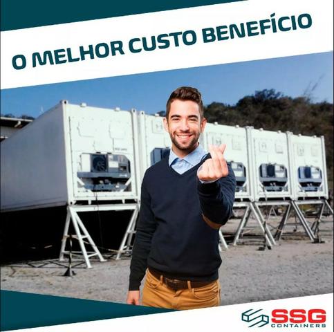 Container Frigorífico 40 pés Refrigerado Câmara Fria 12 metros Conteiner usado aço inox - Foto 5