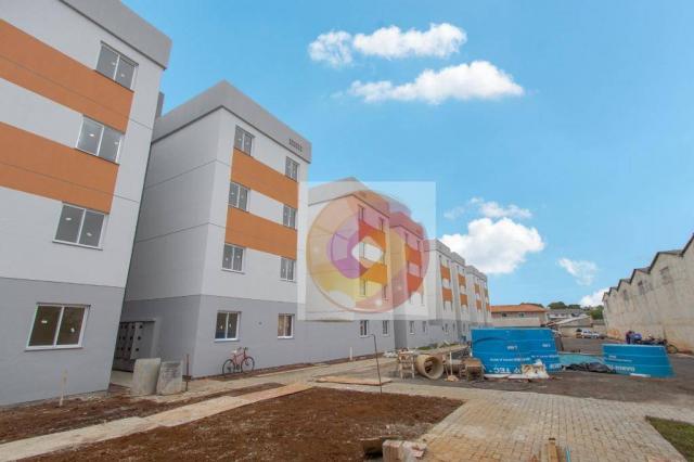 Apartamento com 2 dormitórios à venda, 52 m² por R$ 173.500 - Cidade Industrial - Curitiba - Foto 3