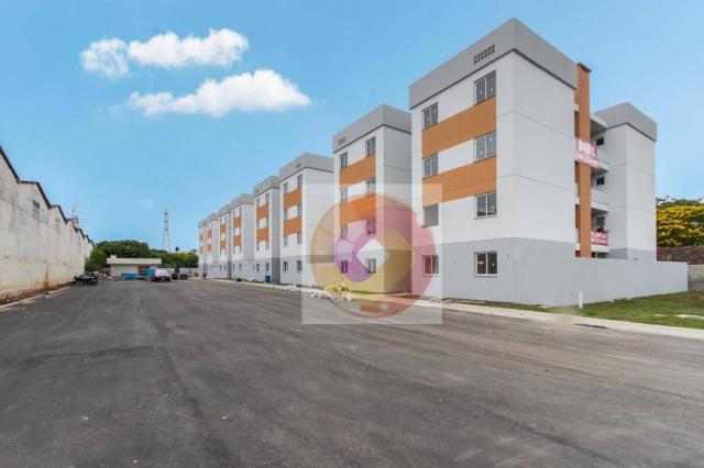 Apartamento com 2 dormitórios à venda, 52 m² por R$ 173.500 - Cidade Industrial - Curitiba - Foto 2