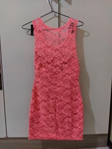 Vestido de renda rosa - Foto 2