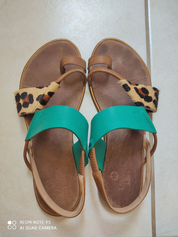 sandalias laranja lima