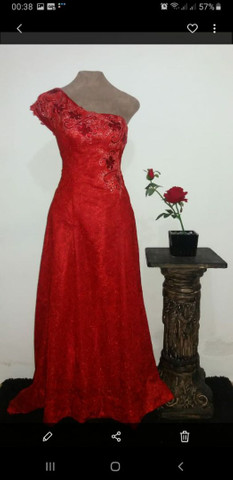 vestido de festa longo olx