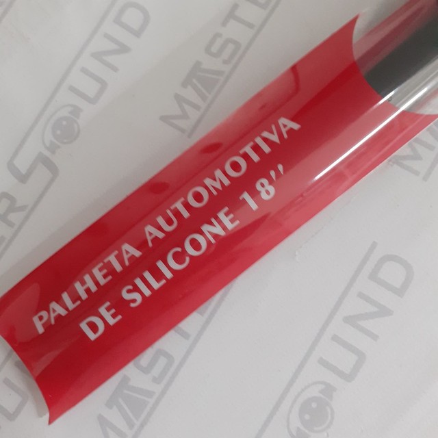 Palheta silicone universal. 18". Nova. Colocada. 