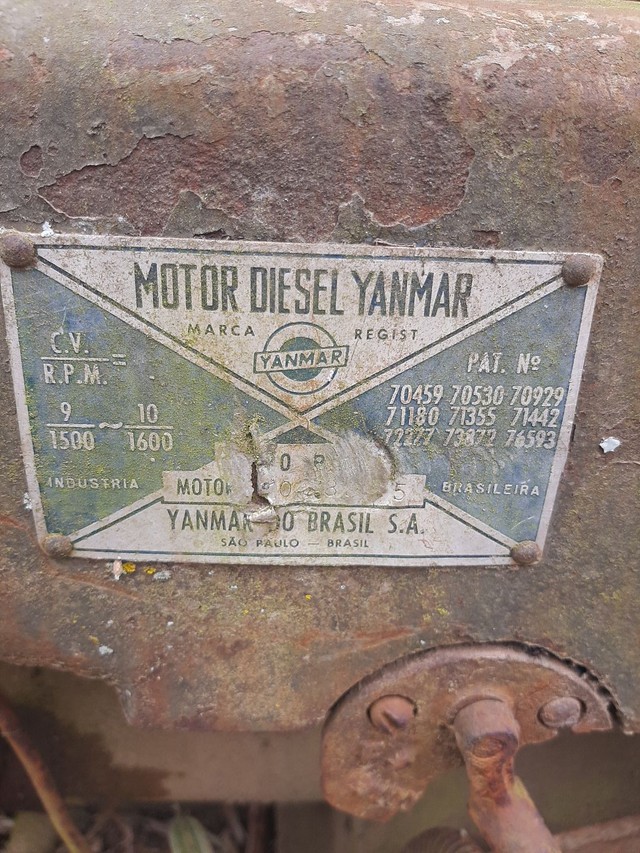 Motor a diesel estacionário 