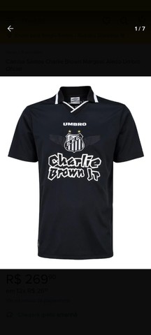 Camisa do santos Charlie Brown júnior 