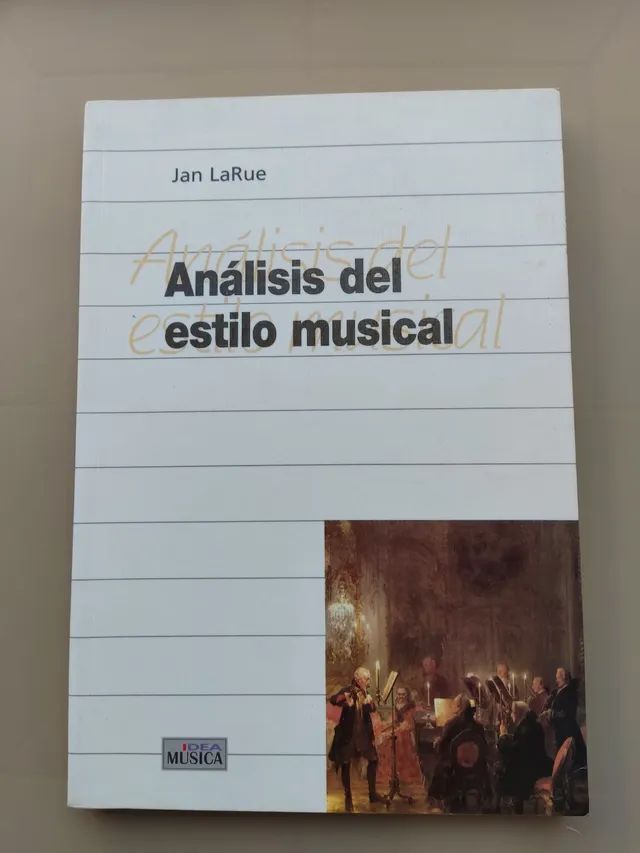 Livro: Análisis del estilo musical por Jan LaRue 