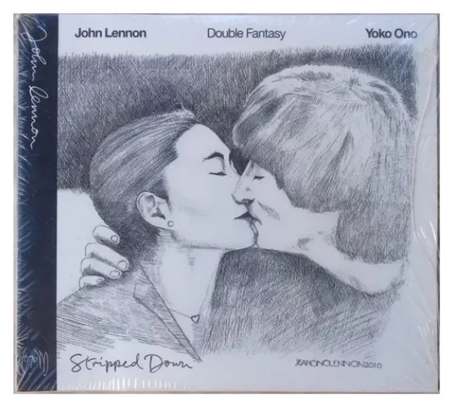 john lennon & yoko-double fantasy-cd duplo stripped down-lacrado