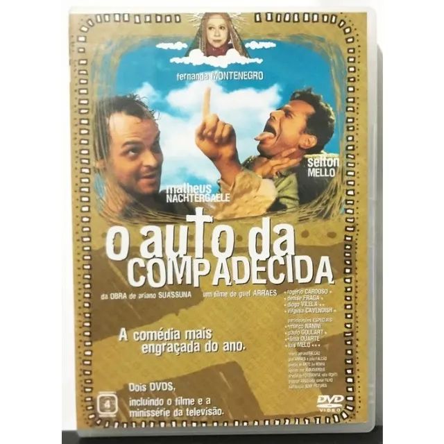 DVD O Auto da Compadecida - DVD Duplo.   SEMINOVO.