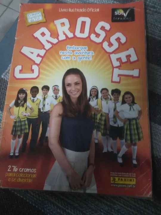 Álbum de figurinhas Carrossel - 276 cromos