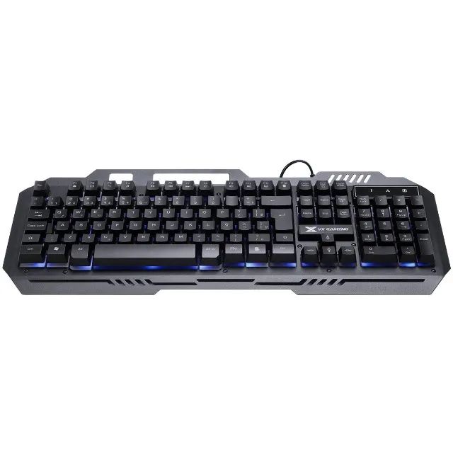 Teclado Gamer Shield Abnt2 Multimidia Led Azul 1.8 Mts-gt600 - Foto 3