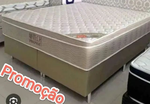 Cama box casal Queen size molas ensacadas ( PROMOCAO ) 