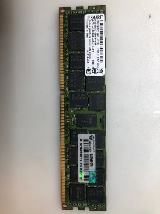 Memória Smart 16GB PC3L-10600R-09-11-E2 HP