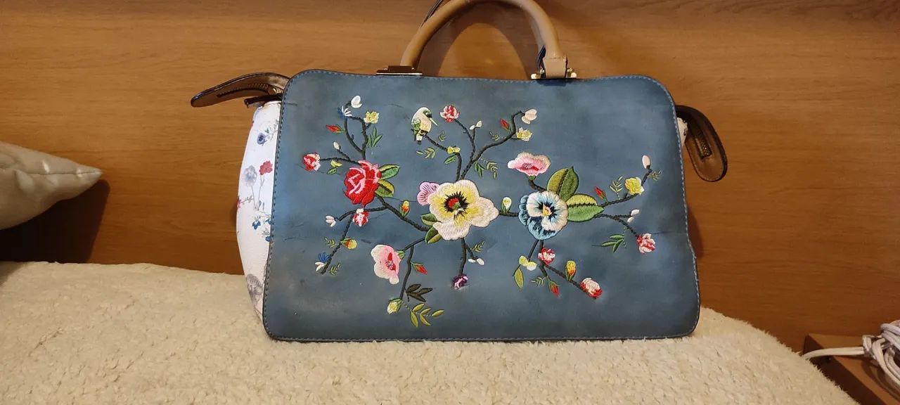 Bolsa de mão bordada PARFOIS