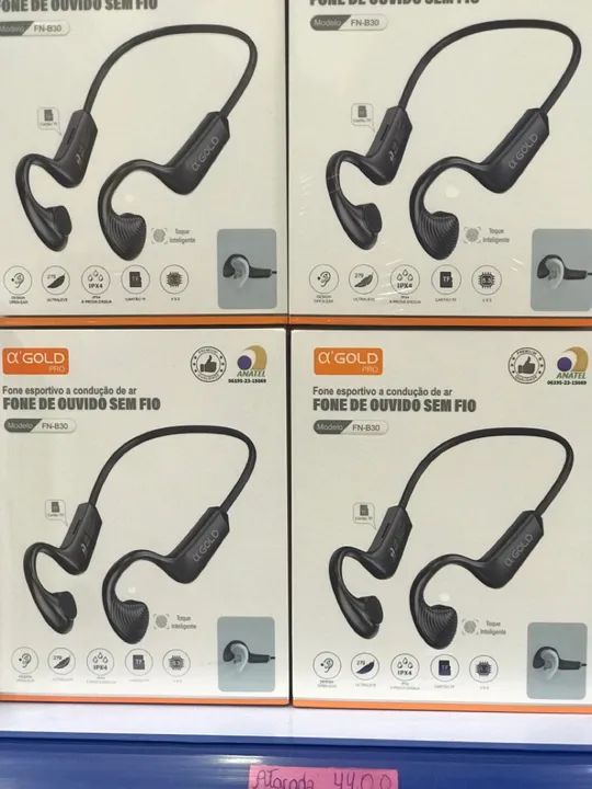 Fone de Ouvido Bluetooth com Condução Óssea64407620316033120