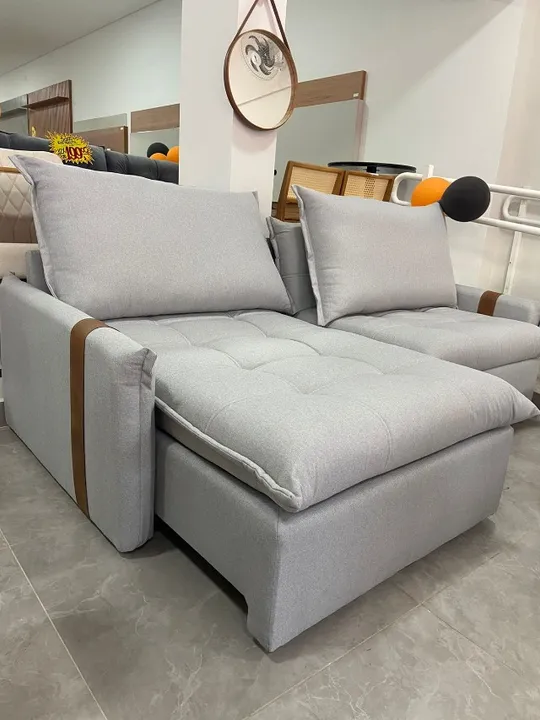 Sofá Retrátil Zero Caixa Pillow de 18cm com Molas Ensacadas MEGA OPORTUNIDADE!!