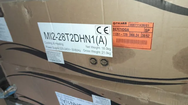 Elgin 60.000 BTUs 220v r22