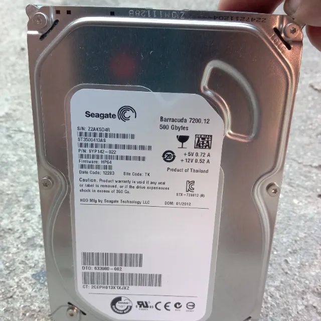 HD interno Seagate 500gb barracuda (para Pc) funcionando perfeitamente - Foto 2
