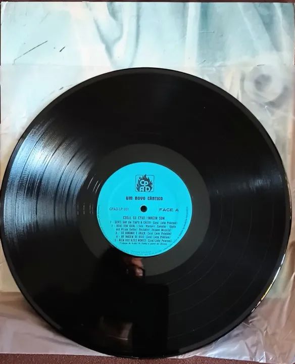 Lp Disco de Vinil Gospel Evangélico Coral da Cpad - Um Novo Cântico - com encarte - Raro - Foto 3