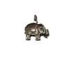 pingente elefante de prata com marcassitas e ouro 14k - Foto 4