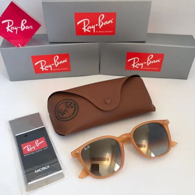 Óculos de Sol ray ban RB4258 Caramello Lentes de cristal - Foto 2