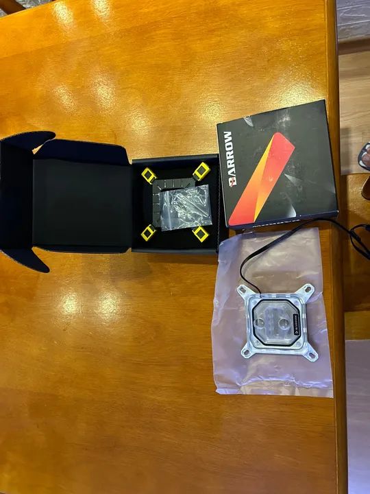 CPU Block Intel Barrow RGB LGA 1700 - 1200 - 115x para Water Cooler Custom - Foto 4