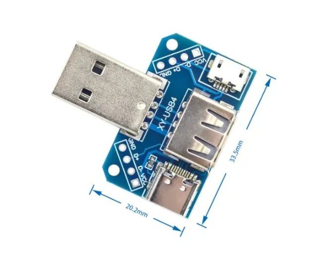 Adaptador 2.54mm 5pin Fêmea Conector B Tipo Usb2.0 Pcb Conversor Usb Arduino COD-AM448 