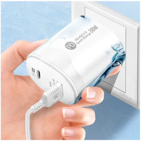 Produto Novo Carregador de Celular 38W com cabo USB tipo-C - Foto 3