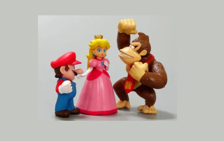 Kit com 06 bonecos miniatura, Super Mario Bros, pvc, action figure - Foto 5