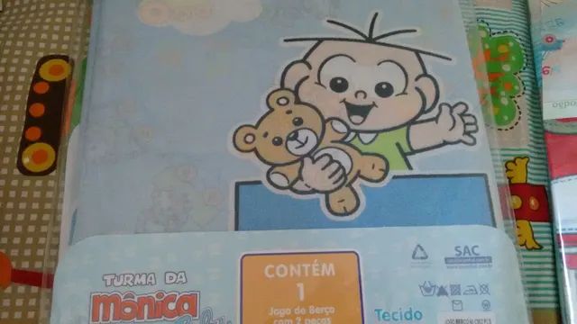 Lençol para berço  da turma da Mônica  - Foto 2