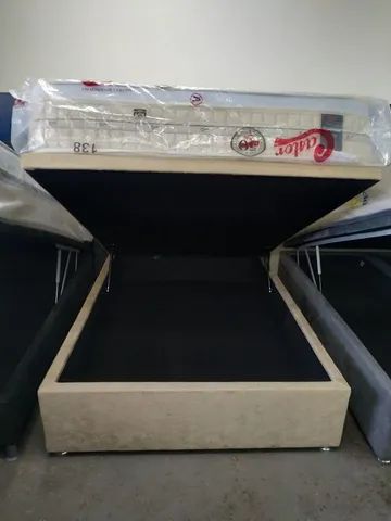 Cama baú cama baú box baú - colchões e cabeceira  - Foto 4