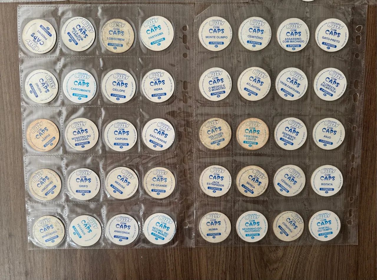 Coleção buzzy Caps monstros Completa - Foto 6
