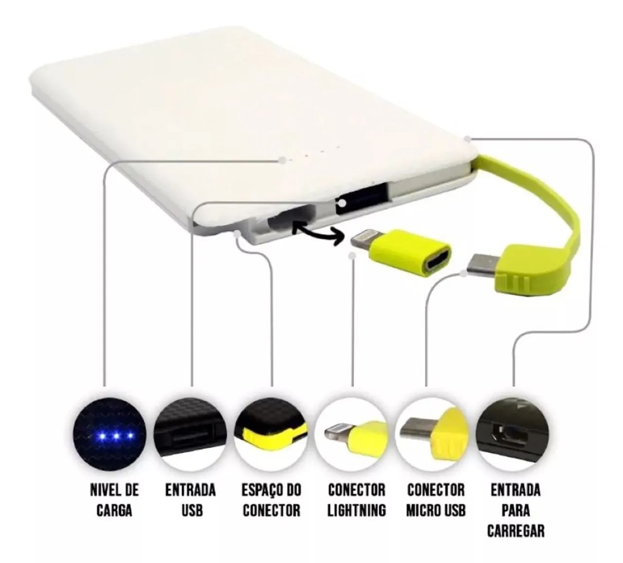 Carregador Portátil Inova Original KV12048, 5.000 mAh (Novo) - Foto 3