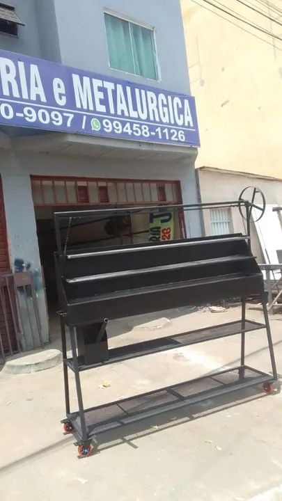 Churrasqueira profissional com Regulagem de Altura da Grelha - Foto 5
