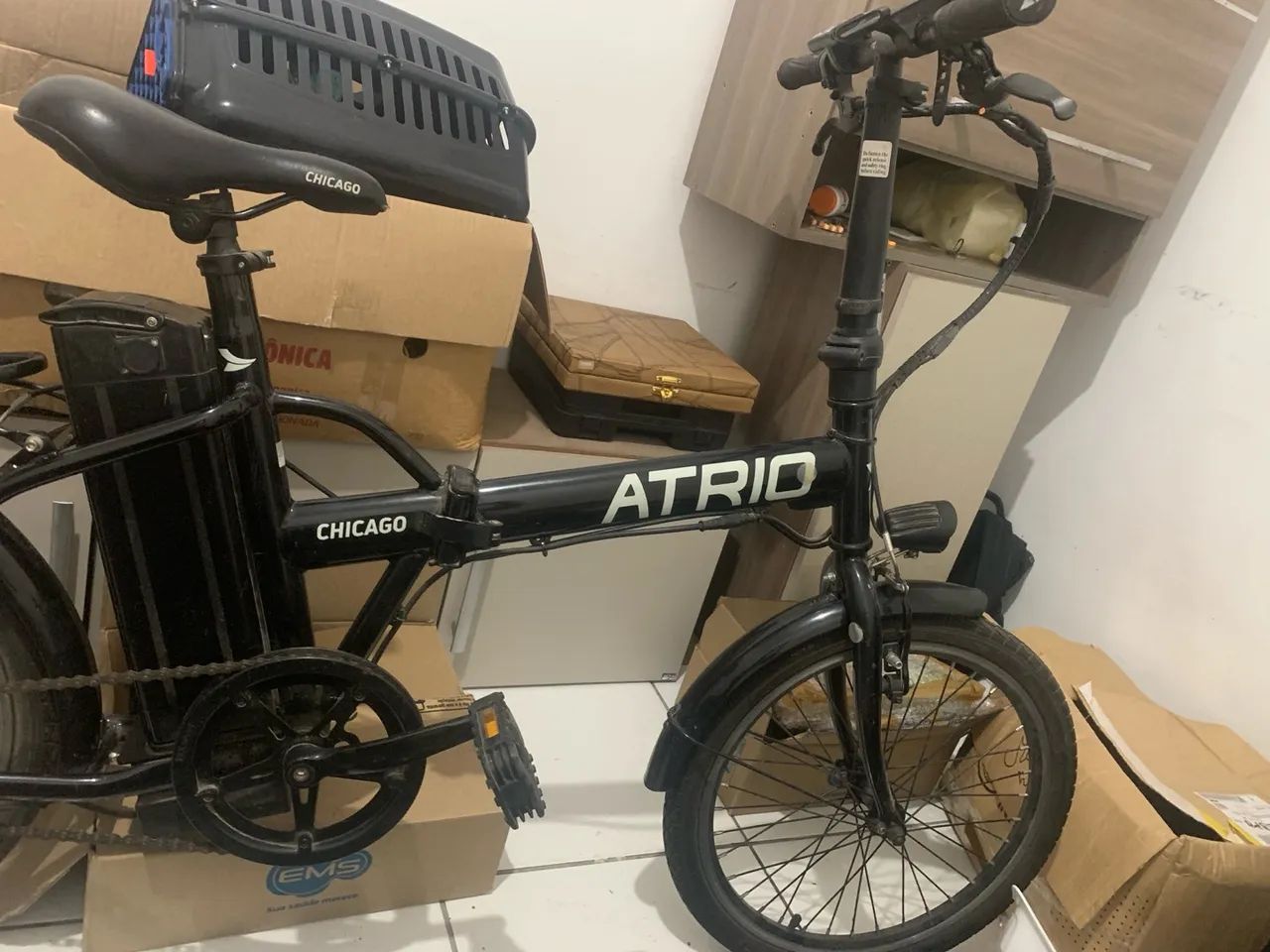 Bicicleta Elétrica Dobrável Atrio - Foto 5