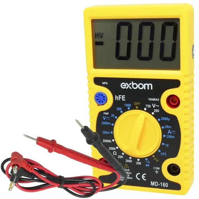 Multímetro Digital Exbom - NOVO, Testado Apenas 1x - R$29