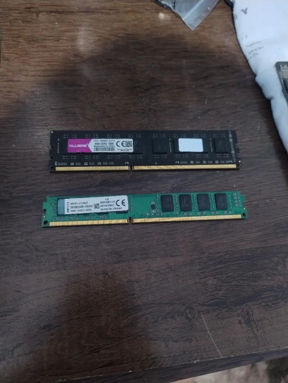 Memória ram 2 pentes por 80 reais