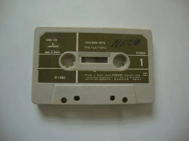 Fita K-7 The Platters - Golden Hits ano 1980. - Foto 3