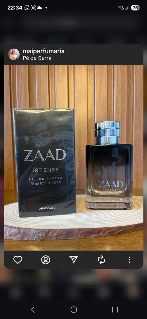 Zaad intense Deo Parfum 