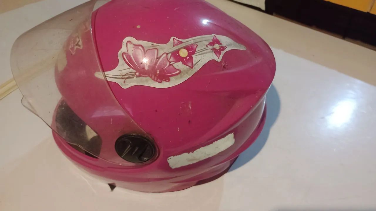Capacete roso infantil  - Foto 4