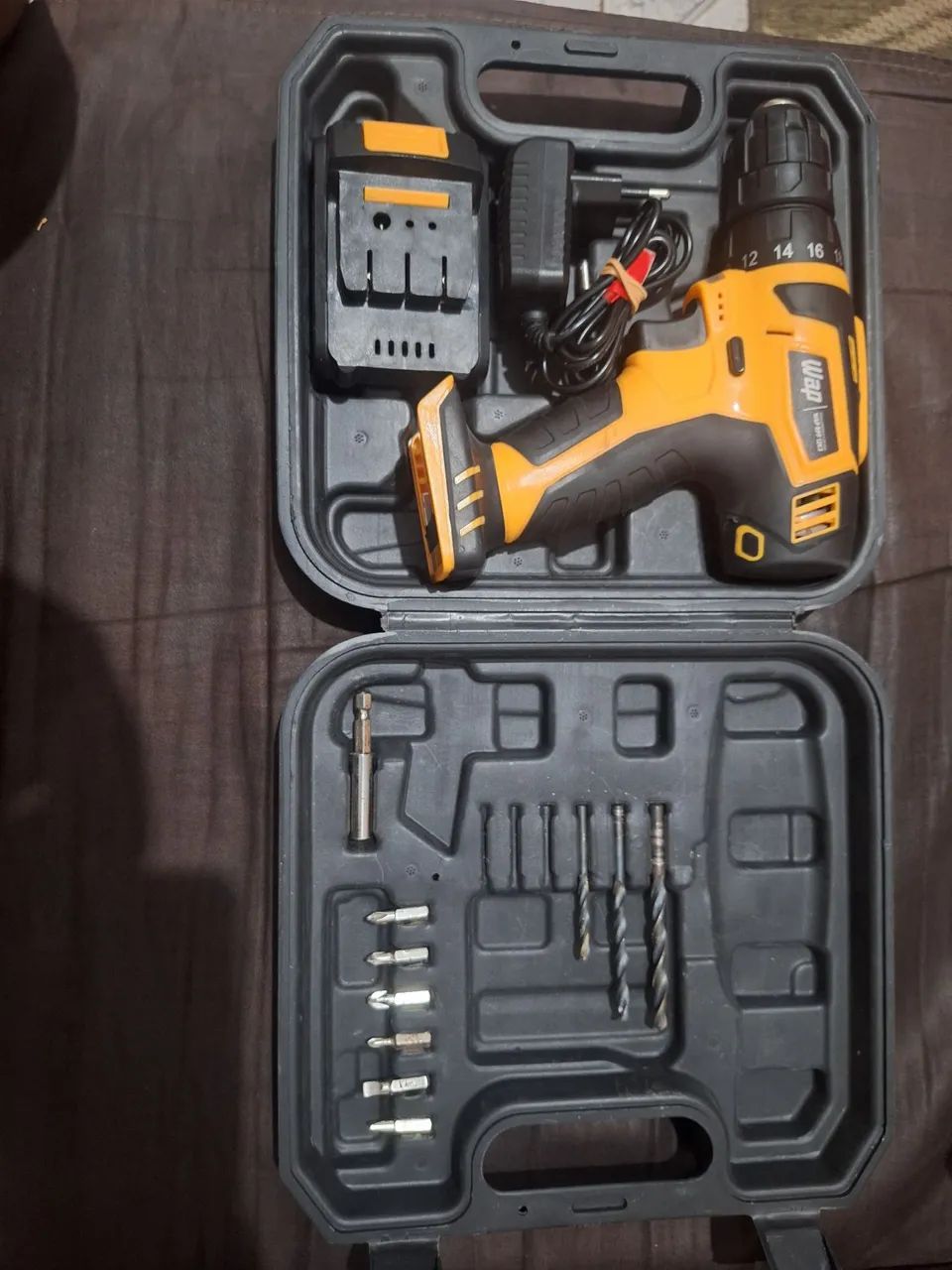 Parafusadeira/Furadeira WAP BPF 12K3 12V com Maleta - Usada