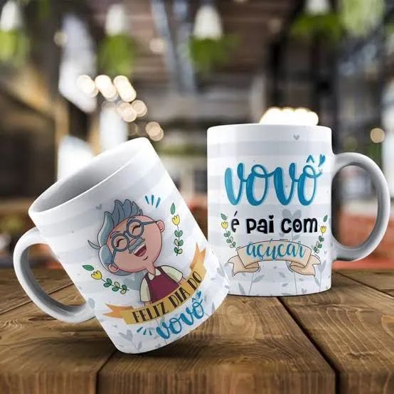 Caneca de cerâmica Branca Personalizada 64842080807043122