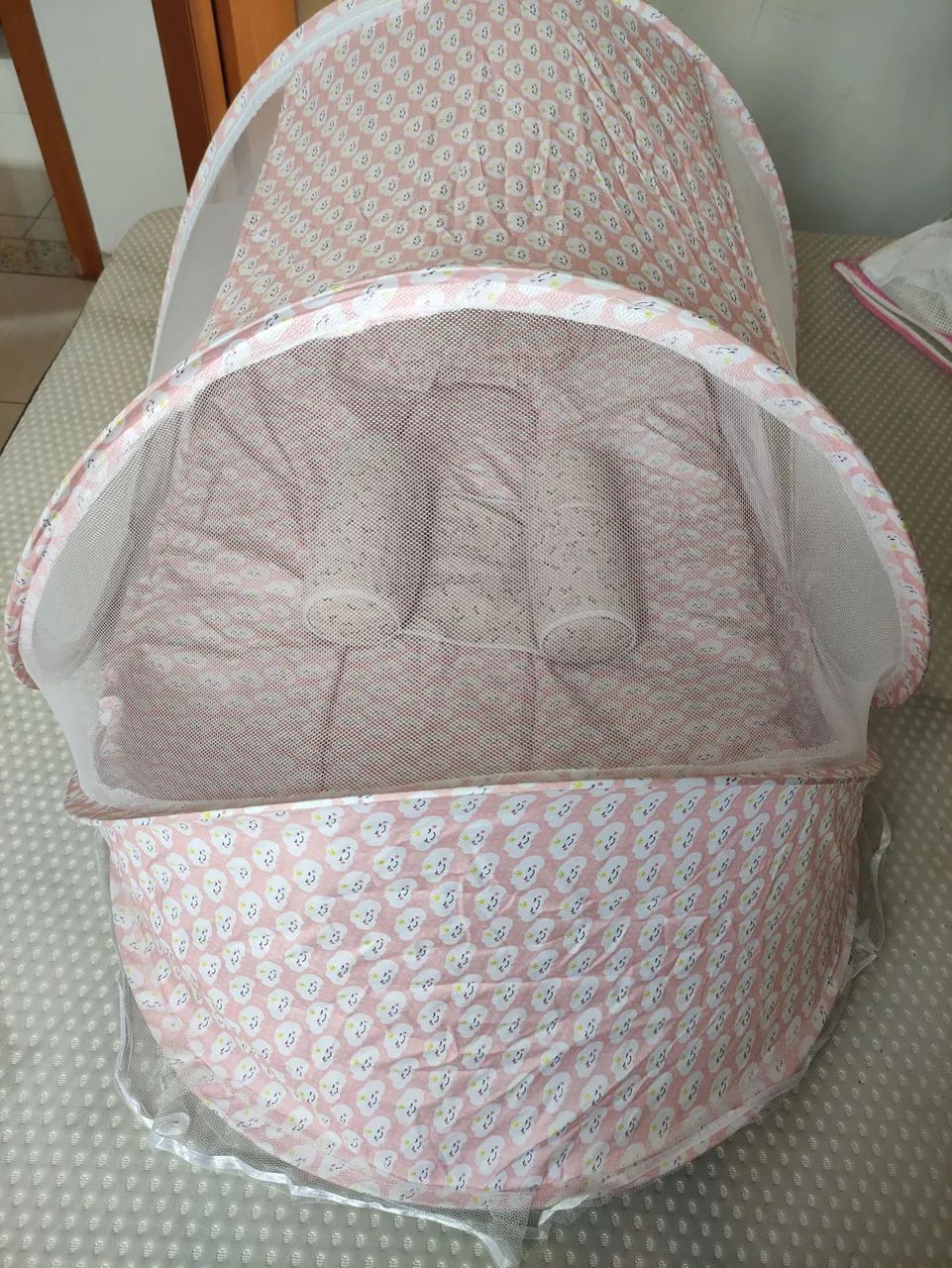 Berço portátil com mosqueteiro  - Foto 2